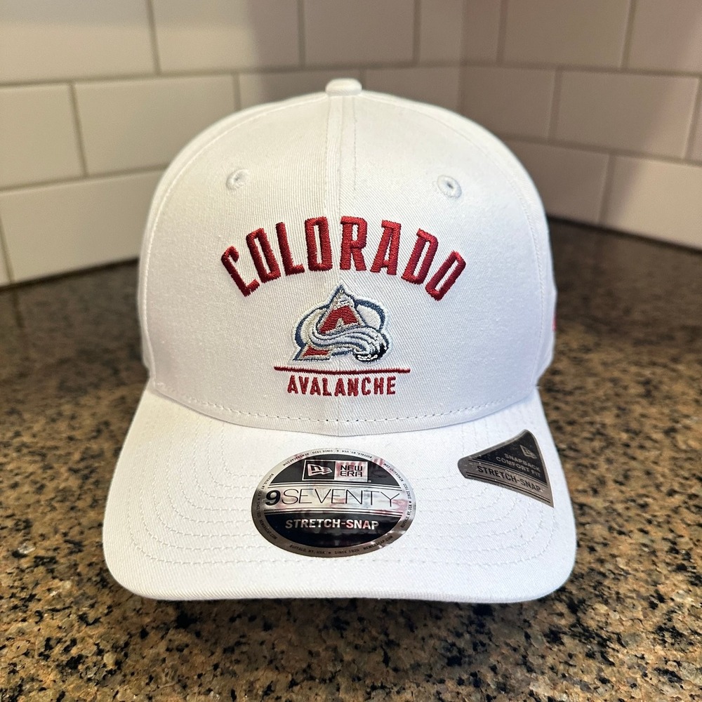 Colorado Avalanche New Era 9SEVENTY Stretch Snapback Hat White NHL New